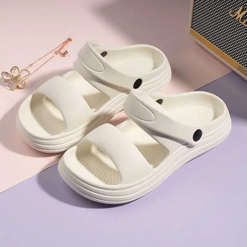 Autumn-spring With Strap Anti-slip Slipper Footwear Women's Sandal Shoes Sneakers Sport Loffers Cuddly Traning Krasovki