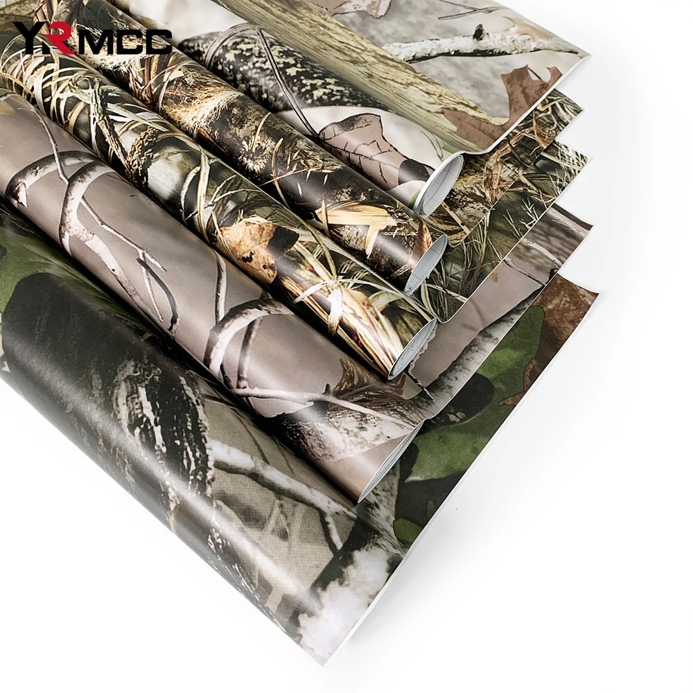 Grass Camouflage Vinyl Film 8 Kinds Tree and Weed Camo Car film Vinyl Film Wrap for Motorcycle Bike Truck Vehicle Console Laptop