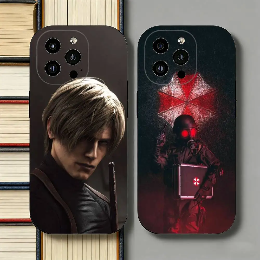 

Game R-Resident Evil iPhone Case For 17 Air 16 Pro Max 16e 15 Plus 14 13 12 11 Back Protector Cover