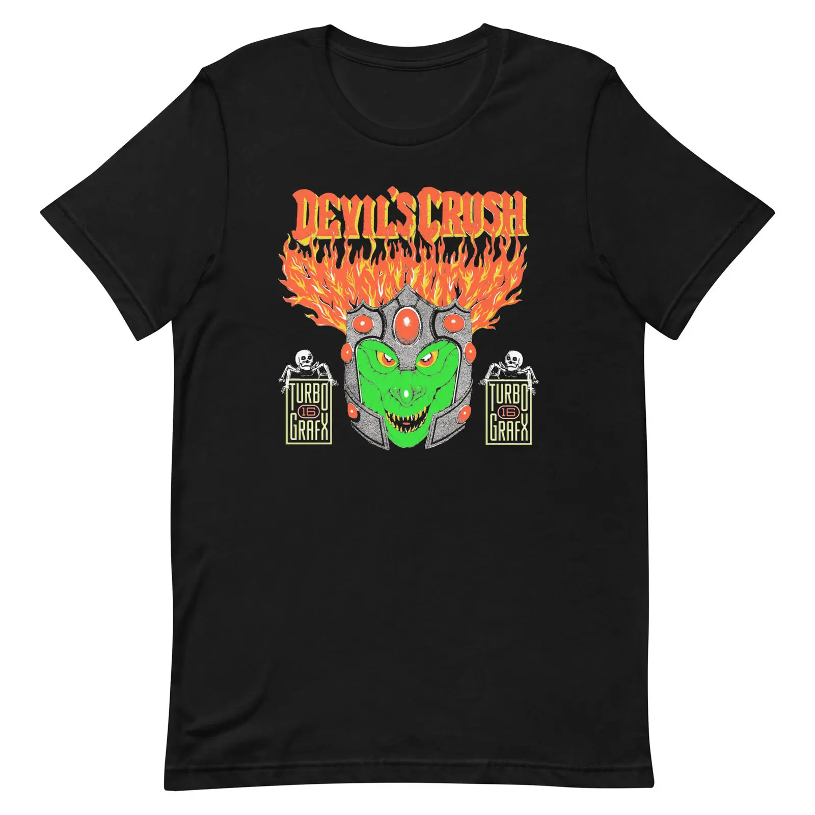 

Devil's Crush Turbografx Game Black Tee Shirt Unisex t-shirt