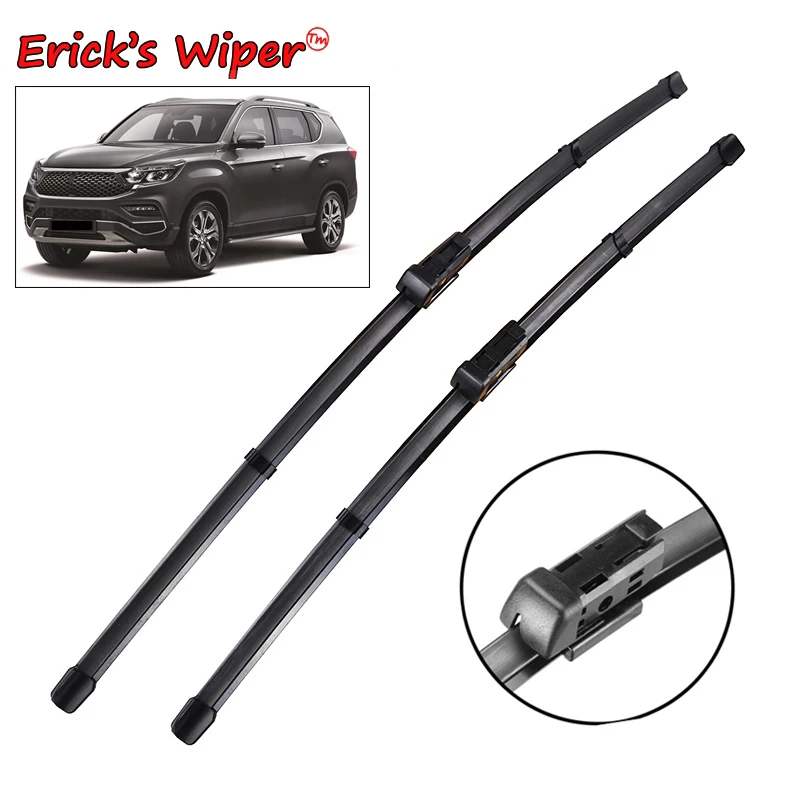 Erick's Wiper LHD Front Wiper Blades For SsangYong Rexton 2 2018 - 2024 Windshield Windscreen Window Car Rain Brushes 26