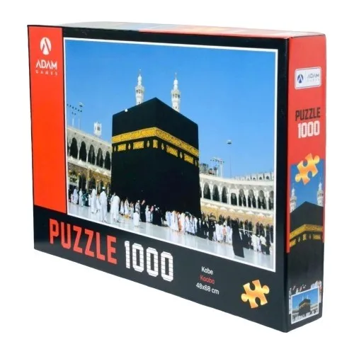 Homem jogos kaaba 1000 peça quebra-cabeça