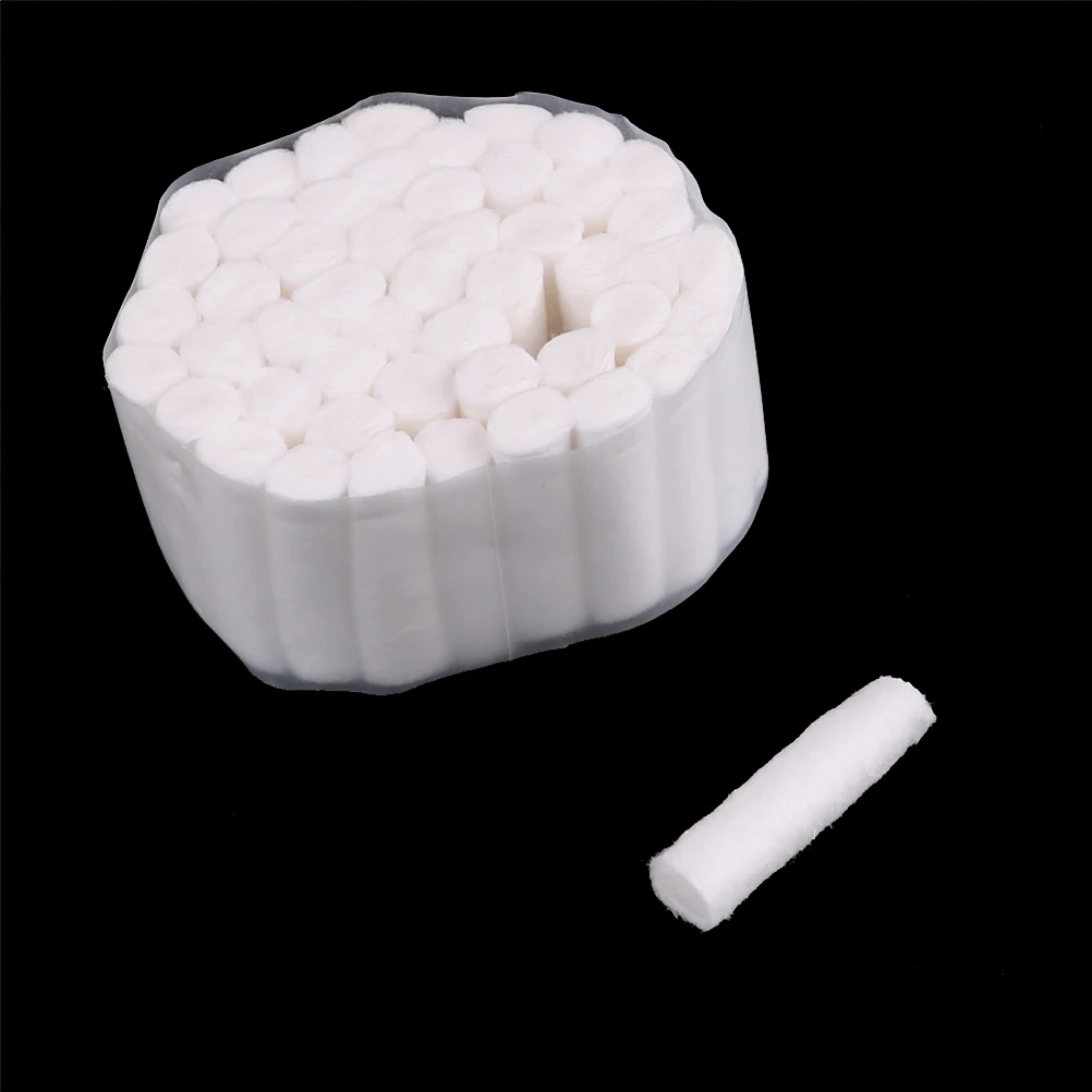 

50pcs/lot Disposable Dental Cotton Rolls Absorbent Medical High Absorbent Cotton Fibers Soft Rolls 10*38mm Dentist Supplies