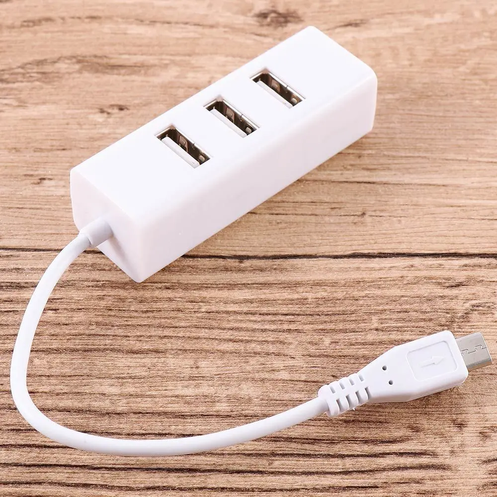 Multi-function Universal 4 Ports OTG Hub Micro USB Converter Adapter Charging Cable Extension Cable