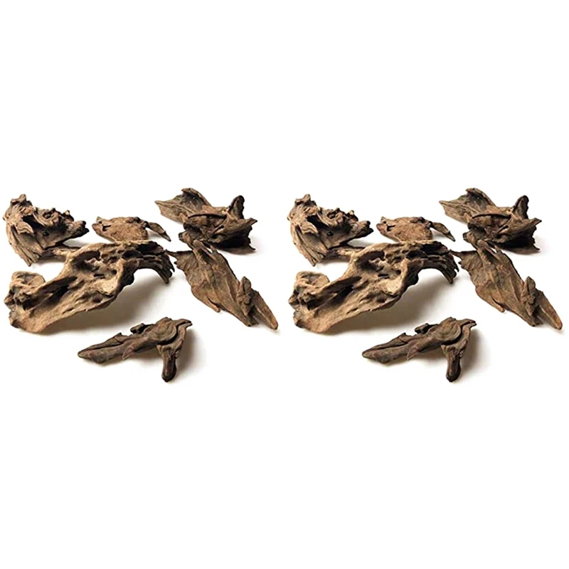 

12X Large Natural Driftwood Branches Reptiles Aquarium Fish Tank Decoration Fish Tank Cave Hideout Wood Decor Driftwood