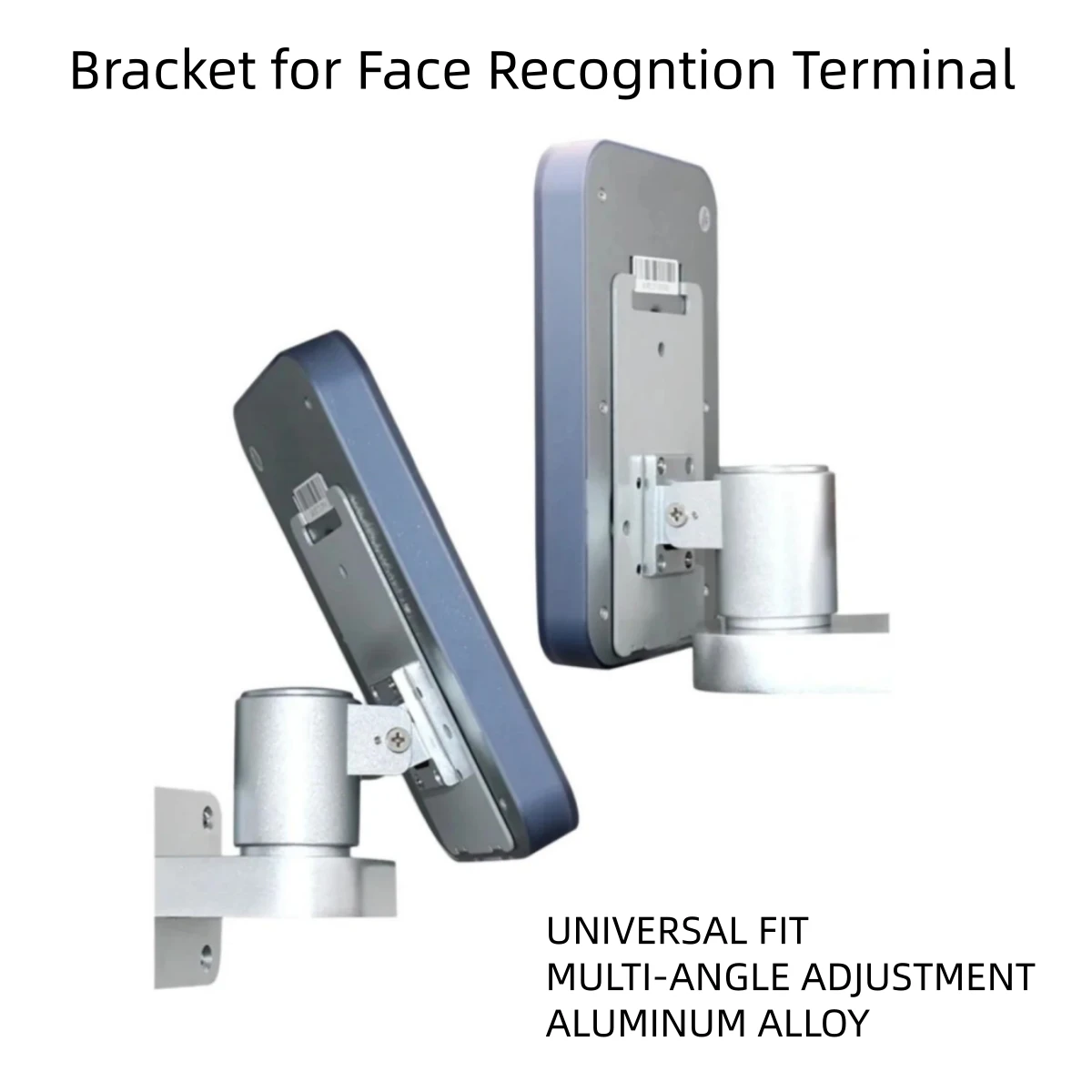 Wall-Mounted Bracket for Face Recognition Machine Access Control Time Attendance Multi-Angle Adjustable Aluminum Alloy Base