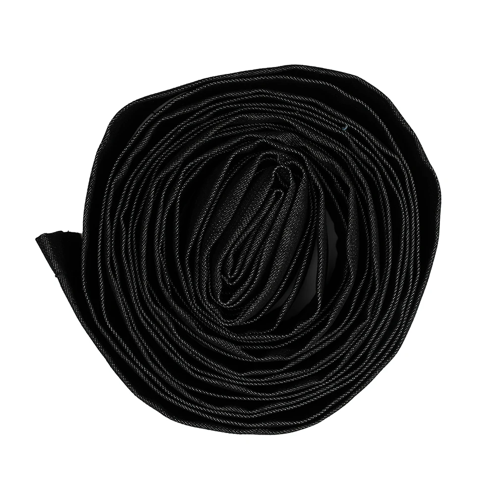 25FT Welding Hose Protective Sleeve, Flame-Retardant Cable Cover Sheath For TIG Torch, Hydraulic Hoses & Wiring Harness, Black,
