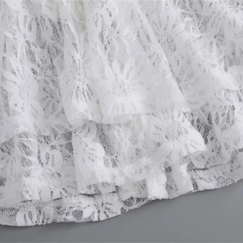 وهمية طوق قميص نسائي الدانتيل الكتف يلتف انفصال الياقات الزخرفية ربيع الخريف بلوزة بلايز شالات فستان طوق كاذبة #6