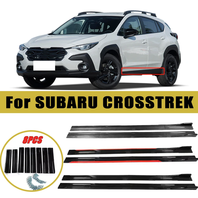 

Universal 2m/2.2m Car Side Skirt Extension SplitterBumper Racing Side Wing Bumper Lip Side Spoiler For SUBARU CROSSTREK