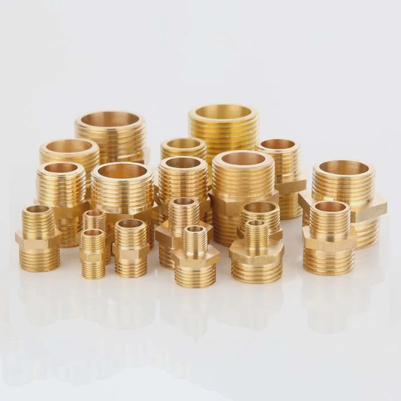 Brass Pipe Hex Nipple Fitting Quick Adapter 1/8\