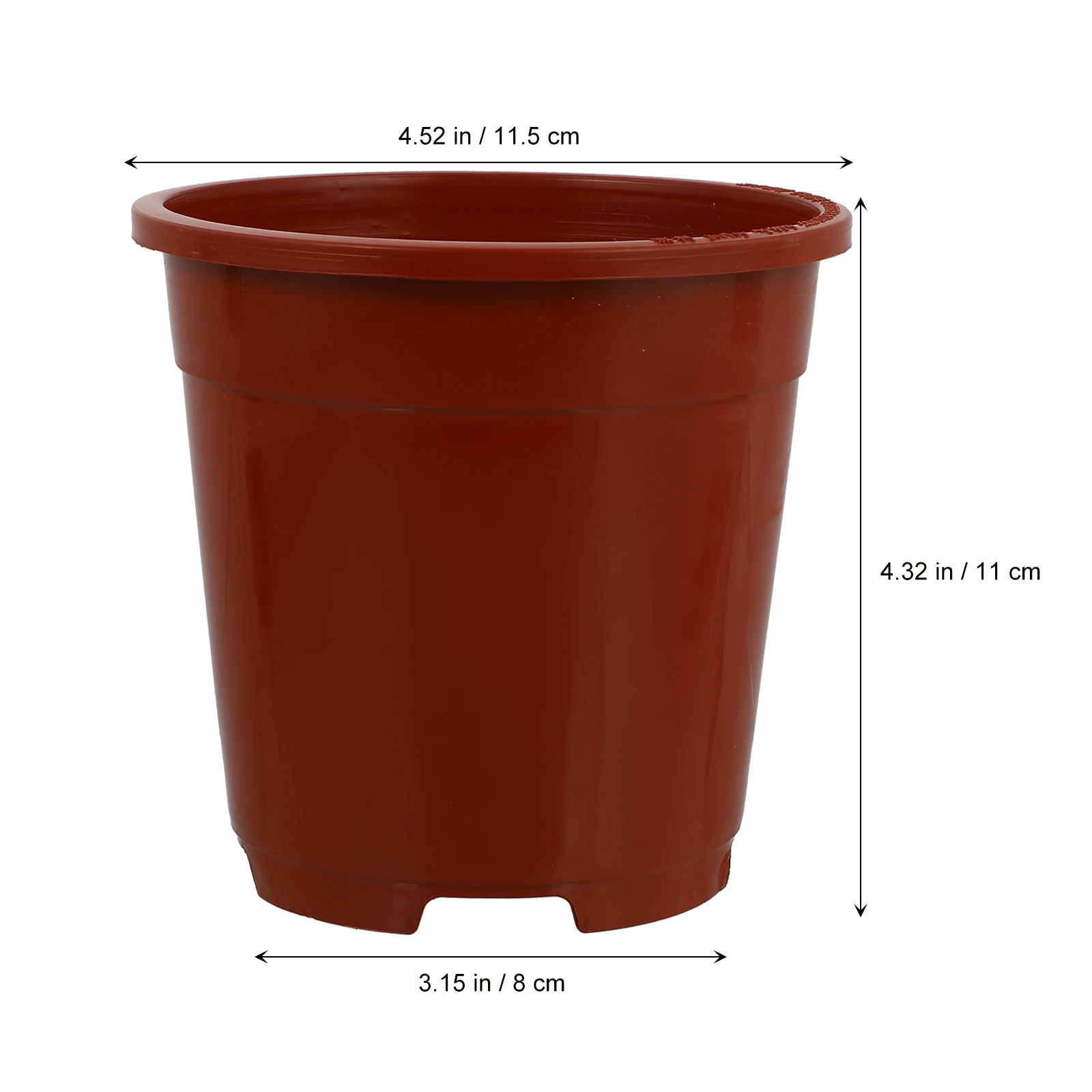 

15 Pcs 115mm Root Control Flower Pots Gardening Planters Nursery Resin Plastic Planter Balcony Hotel Office Garden Container