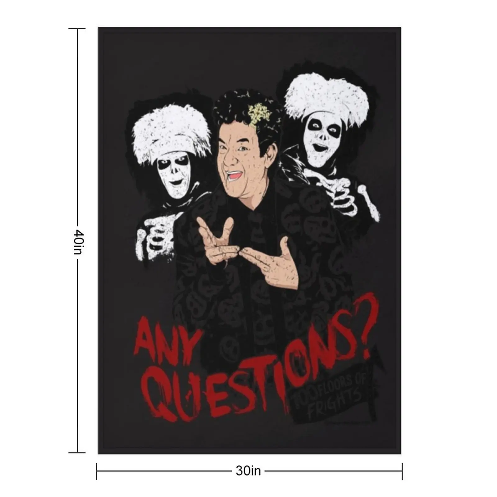 David S Pumpkins Any Questions Throw Blanket cosplay anime Retros Cute Bed covers Flannel Sofa Throw Blankets
