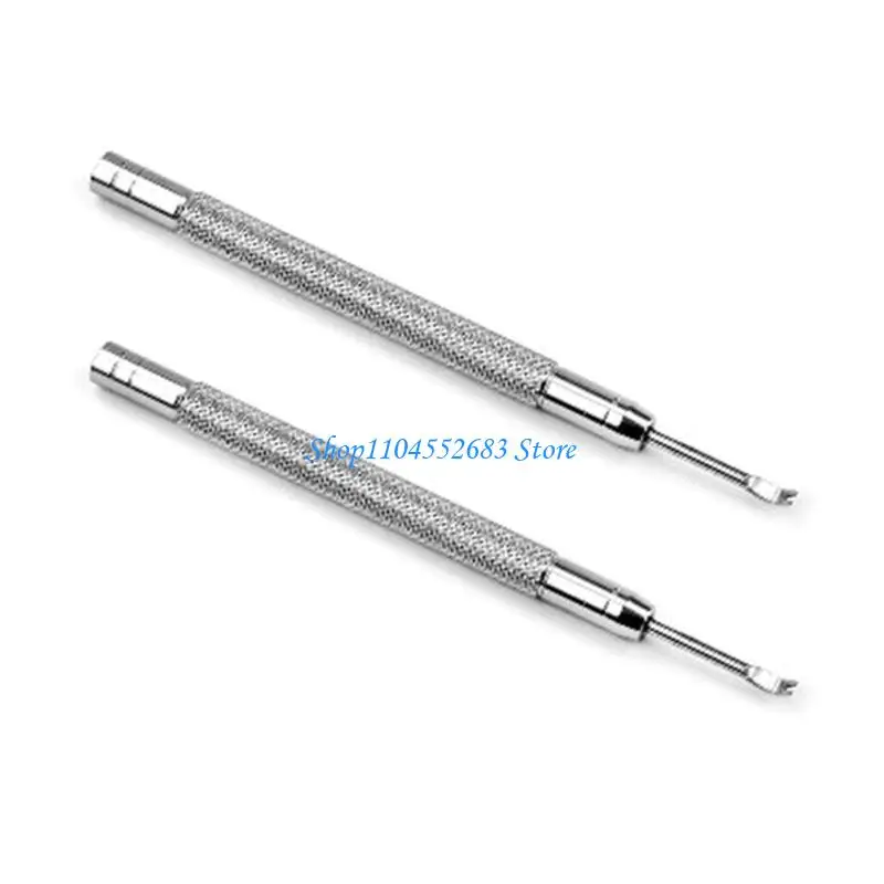 Y6GD Metal Watchmaker Repair Tool Watch Hand Removers Tool Levers with Flat Bladee for Easy Watches Hands Detachment