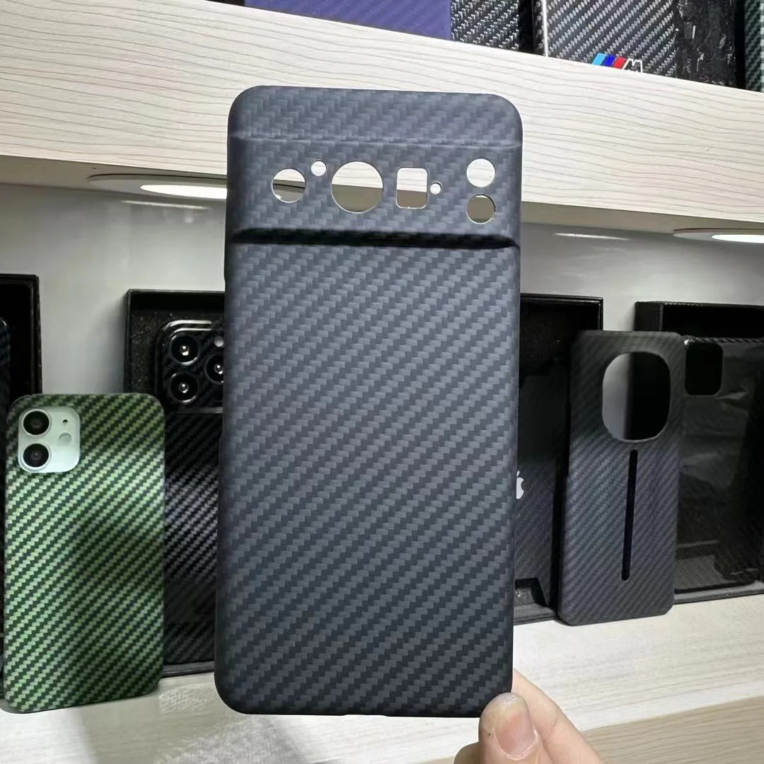 For Google Pixel 8pro Case Carbon Fiber Military Grade Bumpers Armor Cover Aramid Fiber Ultra-thin For Google Pixel 8 5G Case