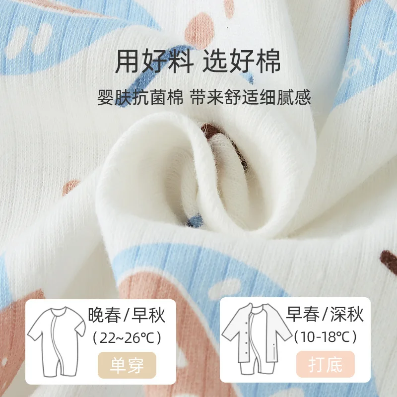 Boy Newborn Romper Autumn 100% Cotton Girl  Baby 0-18M Cute Spring Long Sleeve Soft Infant Clothes