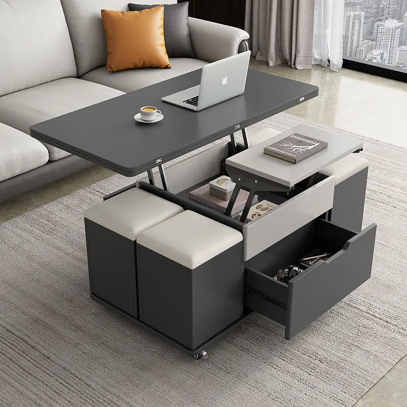 

Round Extendable Dining Table Marble Kitchen Furniture Home Living Room Coffee Height Adjustment Table Mesa Comedor Redonda