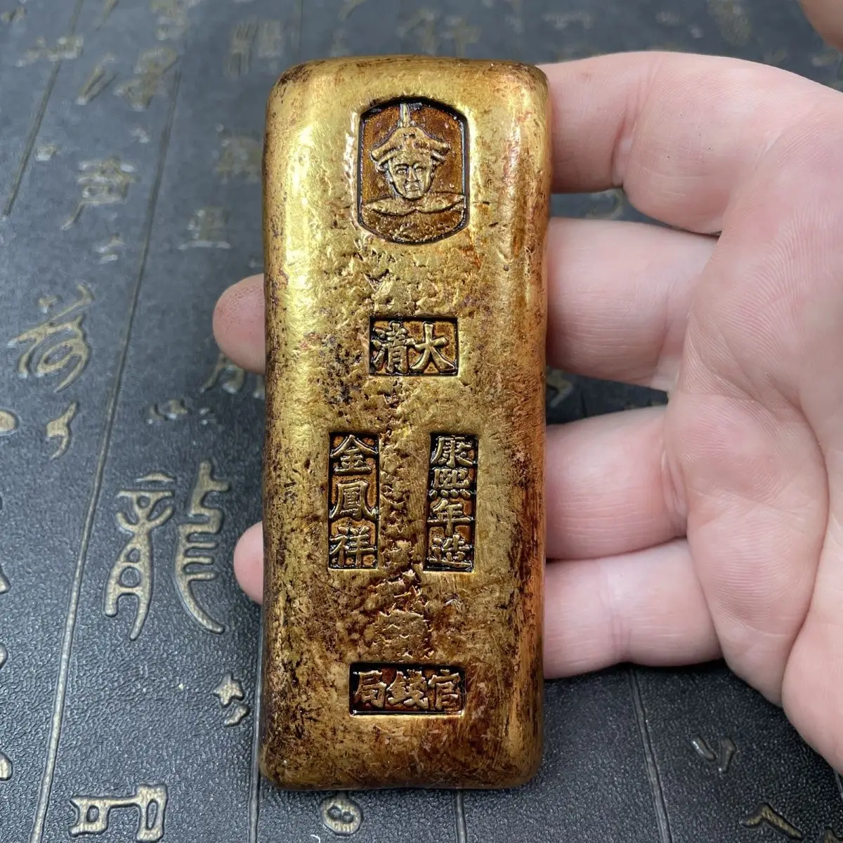 Old Kangxi Strips Collection Ornament Wenwan