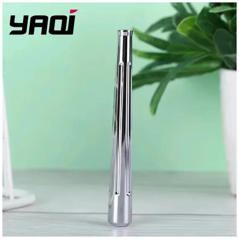 YAQI Safety Razor Globe Trotter Chrome-Color High Quality Brass Handle Personal Shaving Tool