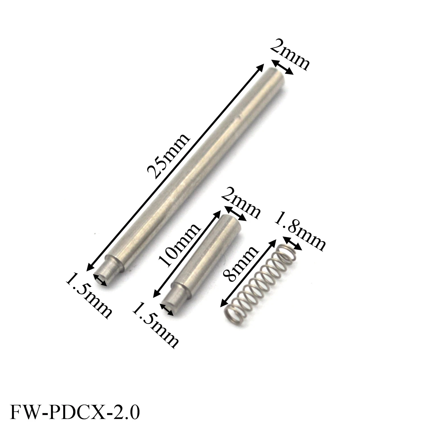 1Set Belt Repair Spring Pin Connection Spring Shaft Girdle Buckle Sash Accessories Spring With Pin