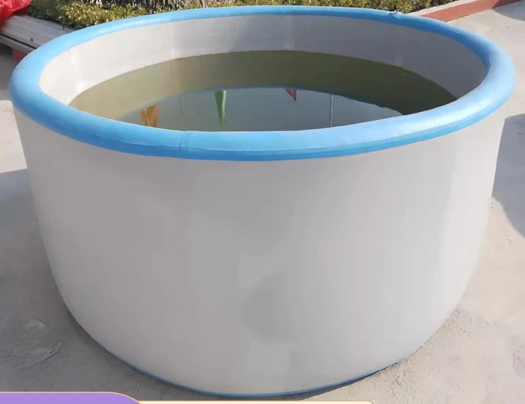 Comoda piscina gonfiabile per animali domestici, piscina per pesci, piscina per cani agrícolastica