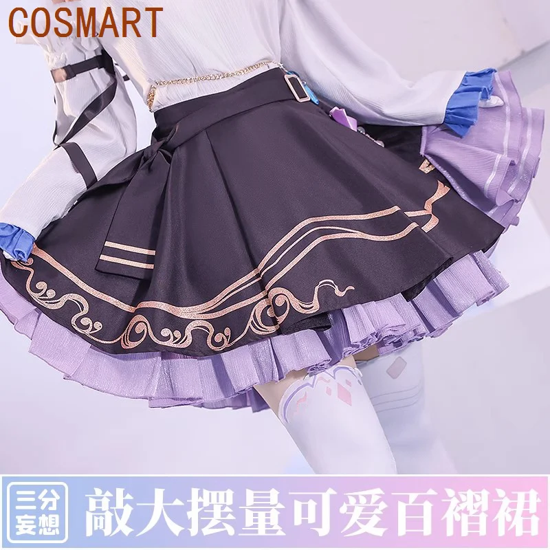 COSMART Genshin Impact Sangonomiya Kokomi Game Suit Sweet Lovely Uniform Cosplay Costume Halloween Party Role Play Outfit Women