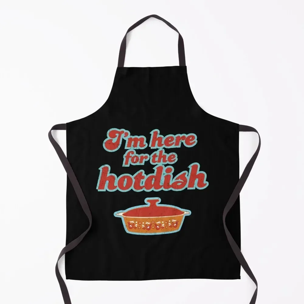 

I'm Here for the Hotdish Apron christmas Household Items Apron