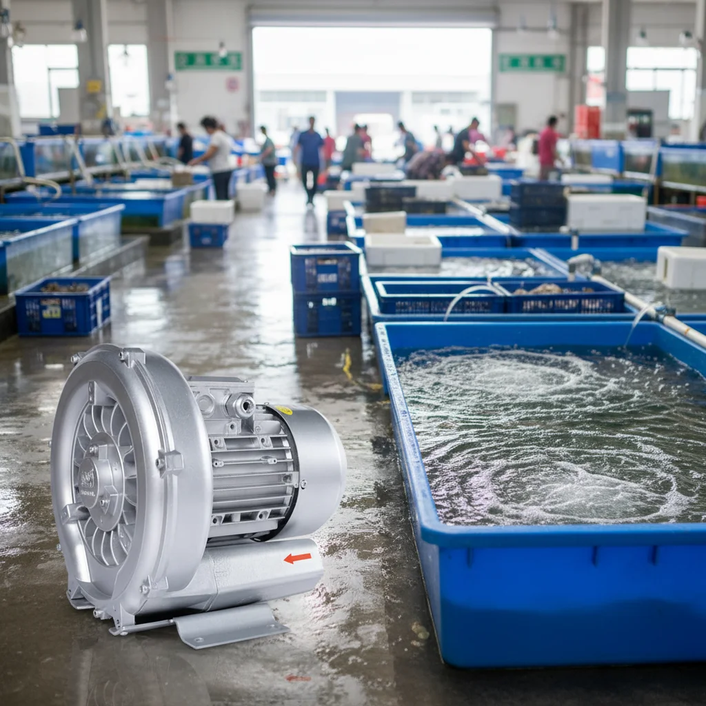 Sturdy Anti-Corrosion Body Ring Blower High Capacity air Blower for Aquaculture Aeration