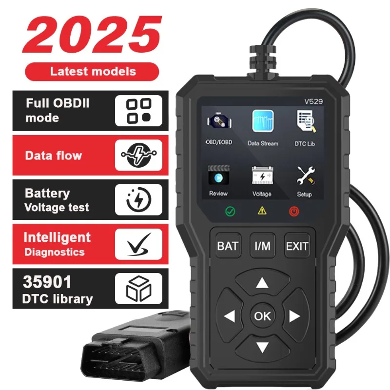 自動車用obd2スキャナー診断ツール（コード読み取りおよびエンジン故障診断用）