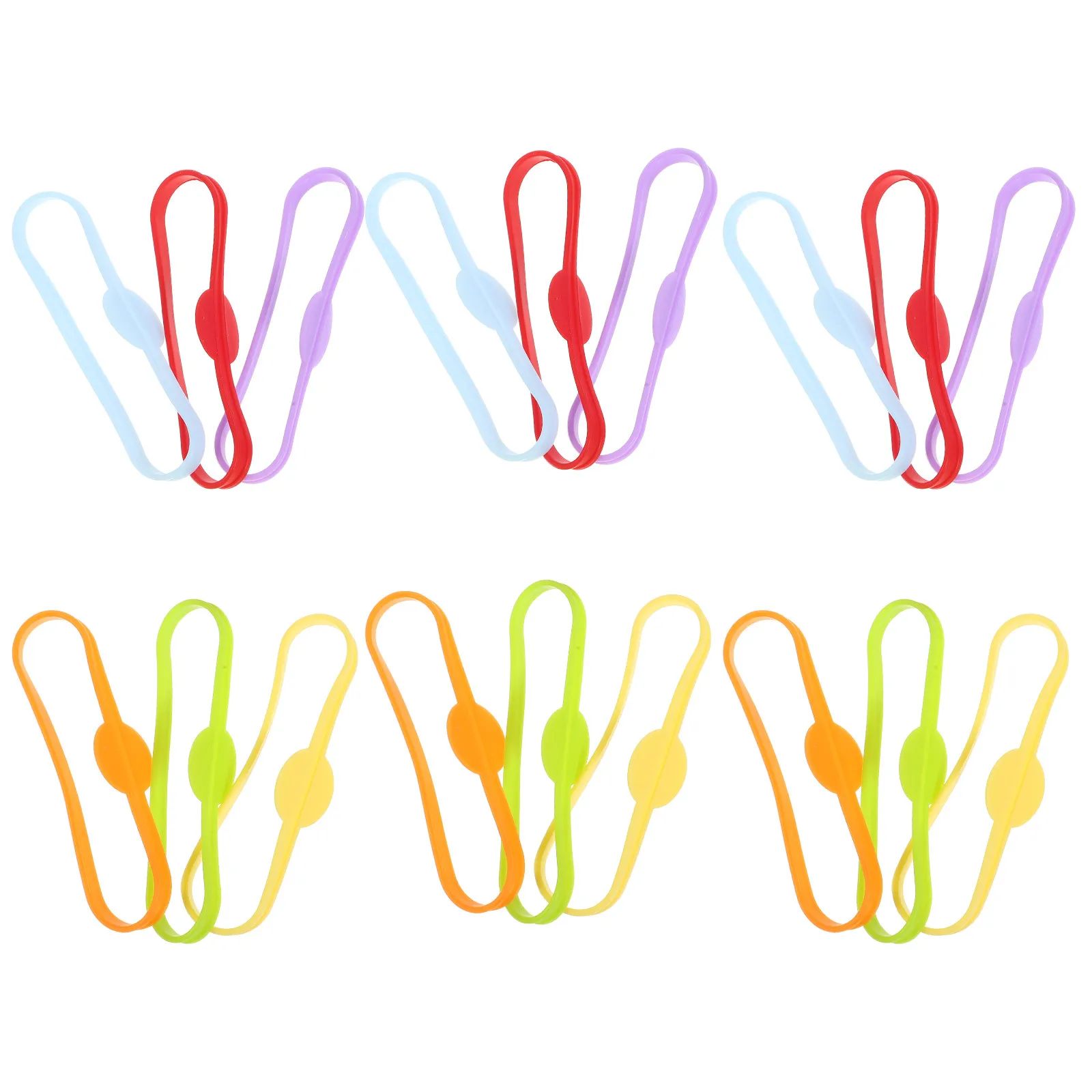 Wine Identification Strap Silicone Cup Identifier Water Bottle Bands for Labeling