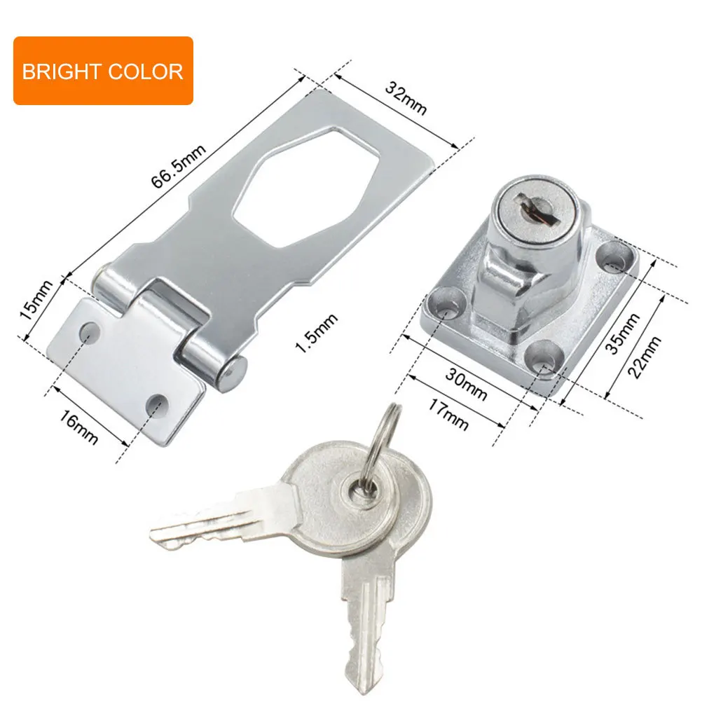 Замки с ключом из нержавеющей стали высокой твердости. Простая установка для витринных шкафов. Замок для шкафа. Замки с ключом.