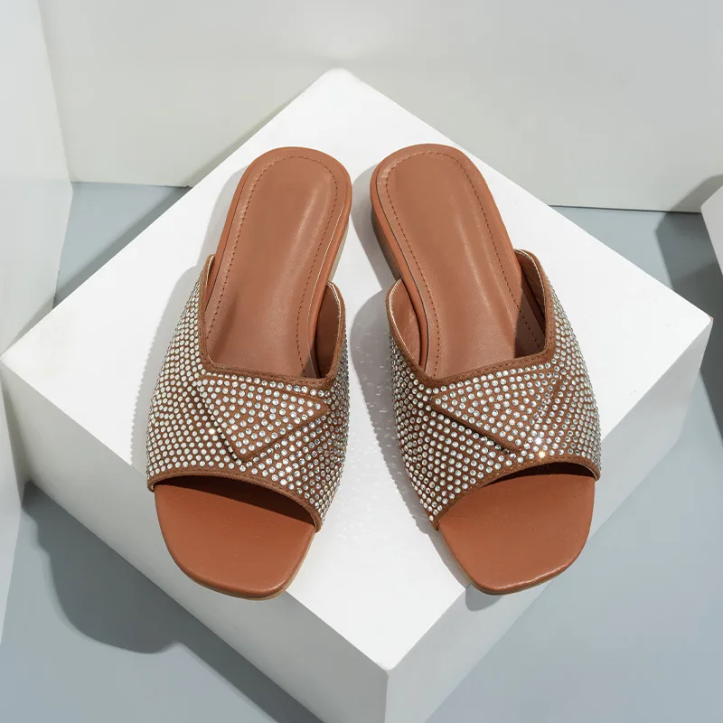 

Spring Summer Slippers Soft Flax Simple Cute Warm Home Men Women House Floor Indoor Slides Fur Cross Fat Dudu Shoes Room Flat