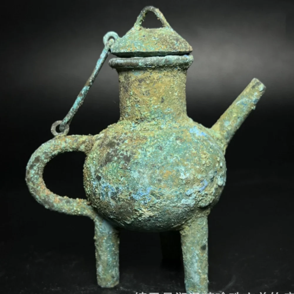 

Han Dynasty bronze small wine pot antique collection antique antique antique making antique bronze ornaments antique bronze anti