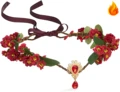 Leaf-Flower-Red