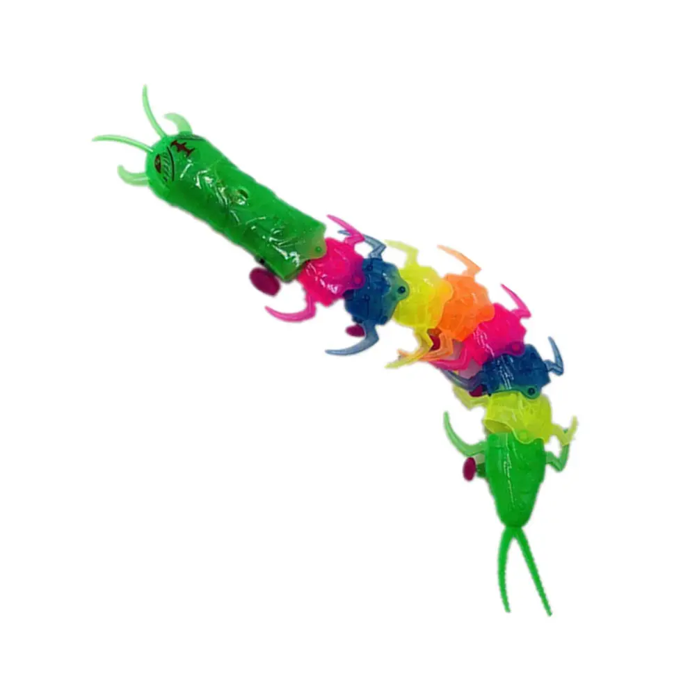 

Colorful Centipede Battery Powered Halloween Props Funny Animal Colorful Centipede Shape Decor Simulated Plastic