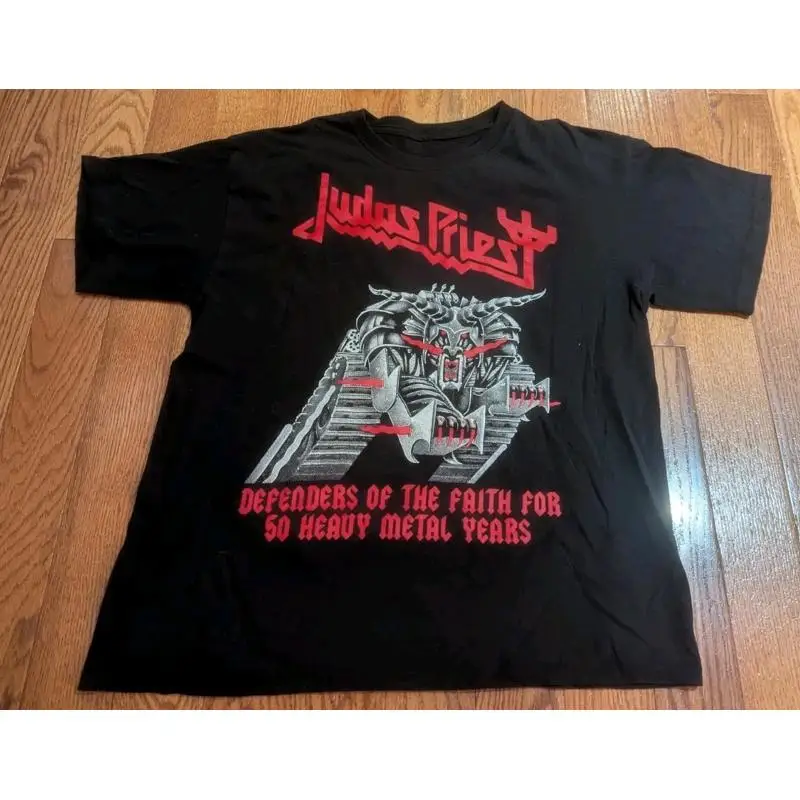 Camiseta Judas Priest 50 Heavy Metal Years North American Tour 2022 talla M para hombre