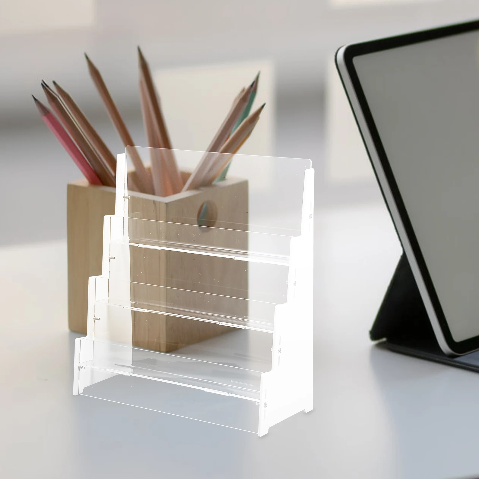 

Baseball Card Storage Box Business Stand for Desk Other Tidying Dustproof Appliances Organizer