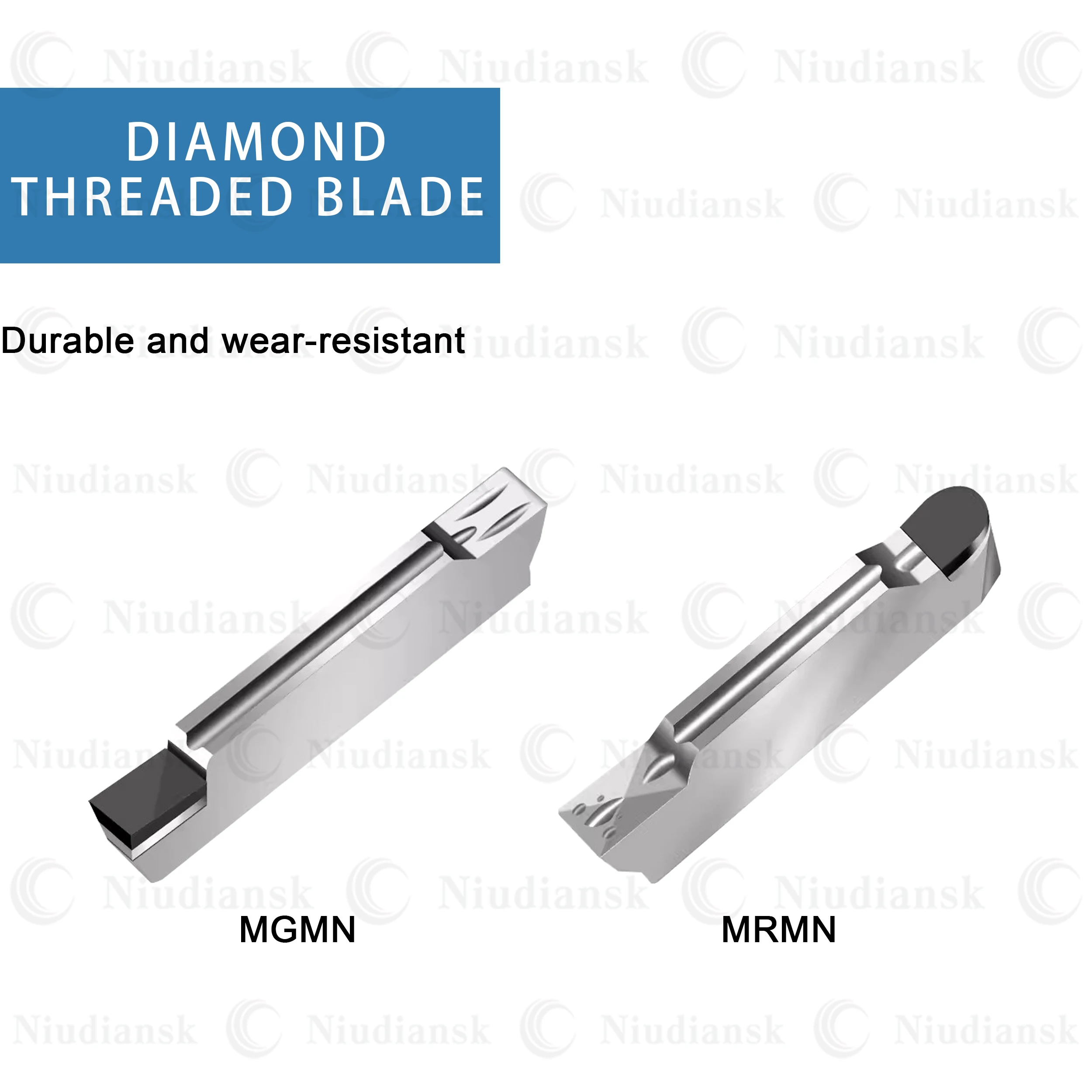 High-quality MGMN MRMN150 200 250 300 400 500 600 PCD CBN Turning Inserts CNC Lathe Diamond Grooving Blades Lathes Cutter Tools