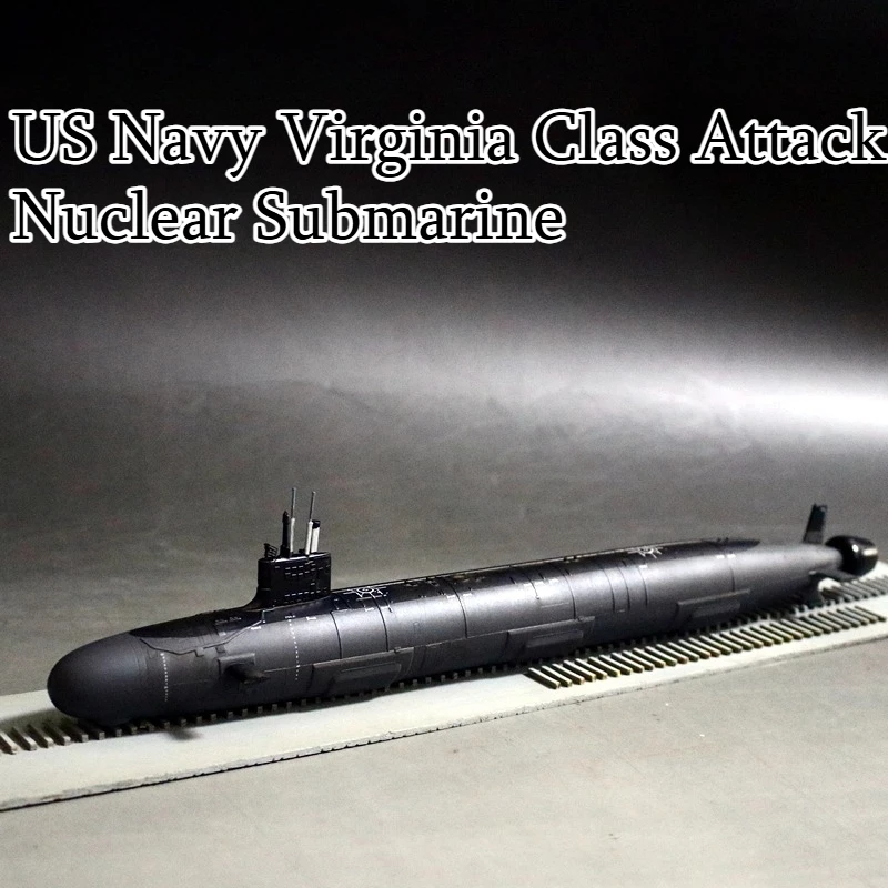 

US Navy Virginia-class Attack Nuclear Submarine 1/350 Static Plastic Finished Ship Model Ornaments Boat Toy Sailing Collection
