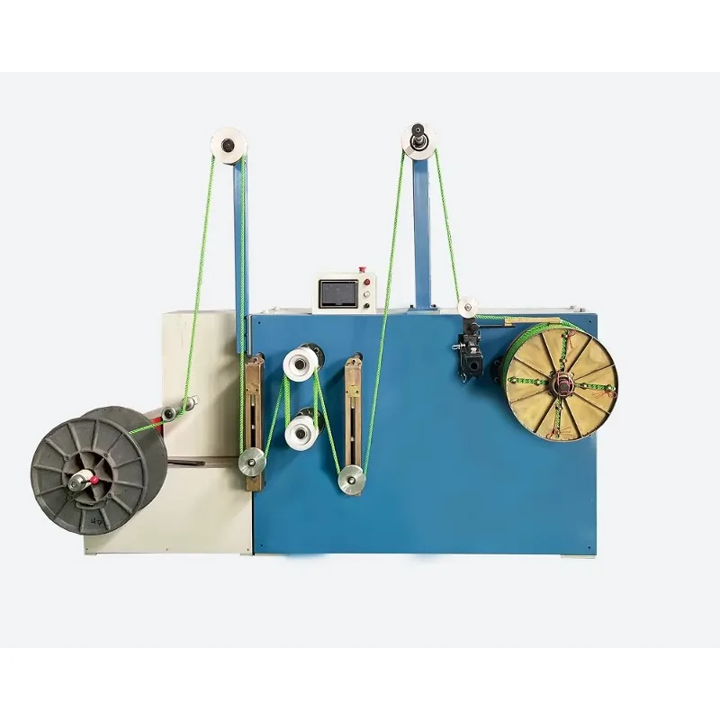Semi Automatic Steel Wire Rewinder Take up Machine Spool Winding Machine 0.75kw 380V 8-20kg Capacity