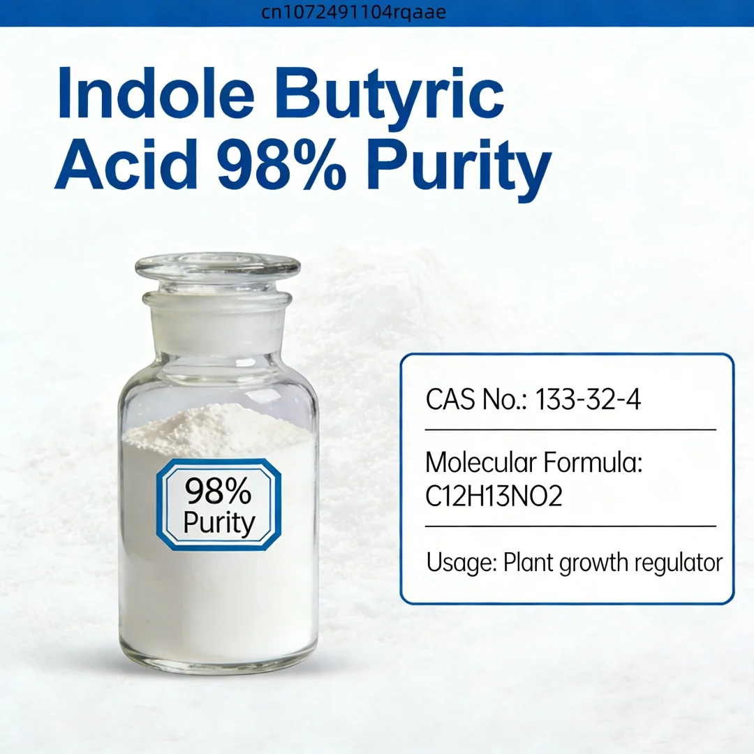 Plant Rooting Powder Indole Butyric Acid 98% | Fast Root Growth for Flower Cutting & Transplanting | Anti-Stress & High Yield
