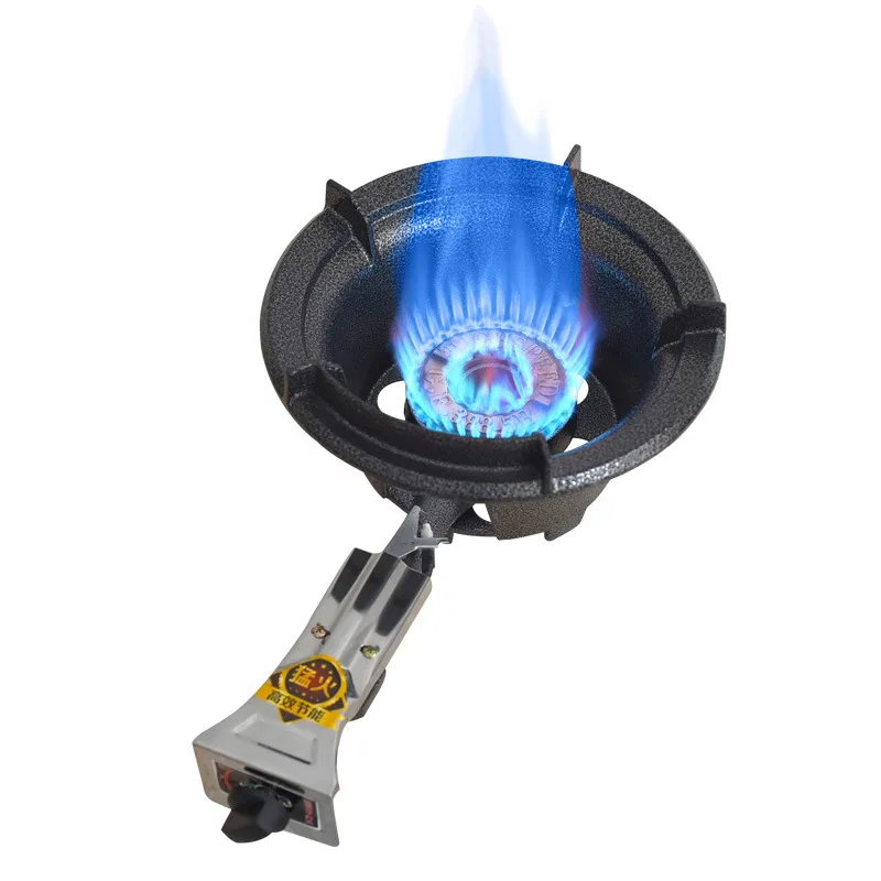 2022 Outdoor Portable gas stove Commercial fierce fire hotel kitchen medium pressure furnace stove fast cooking high flame.