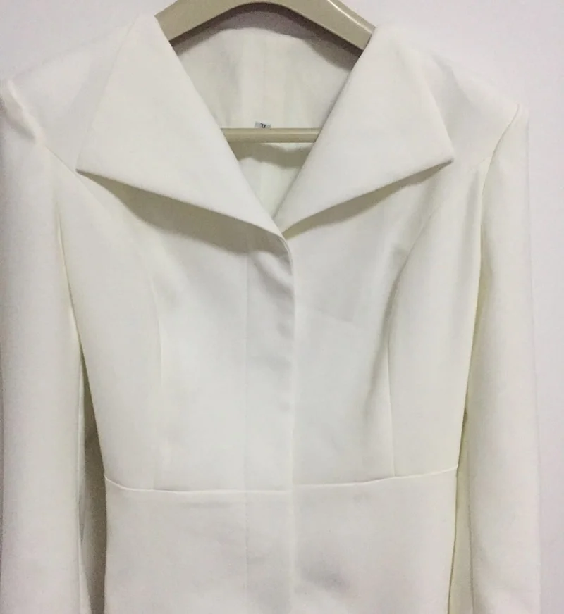 Nova moda primavera kate middleton princesa branco feminino midi vestido sólido turn-down colarinho a linha vestidos para mulher tamanho 5xl