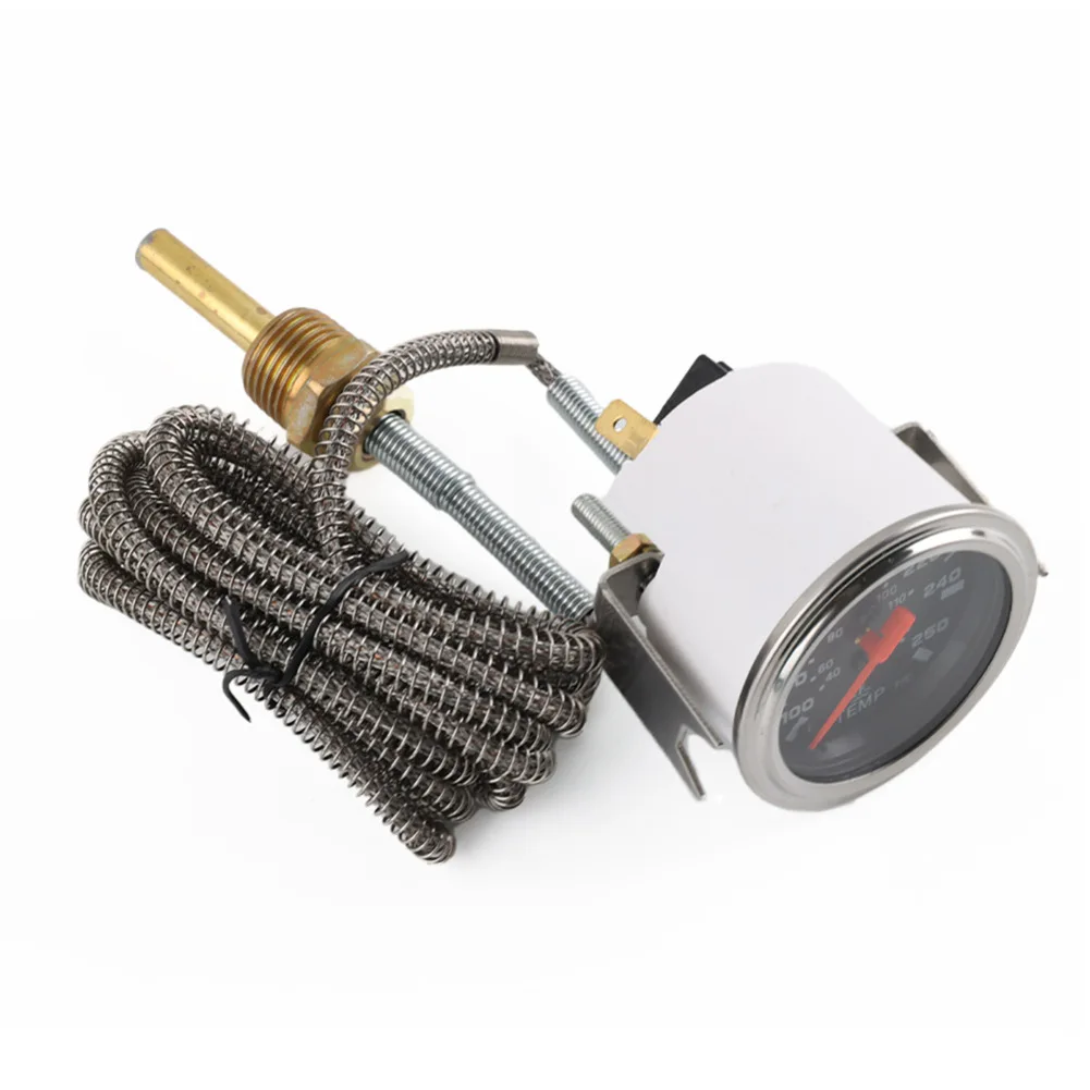 

52mm Mechanical Water Temperature Gauge Clear Visibility Dial Compromise-free Performance Long-lasting Durability