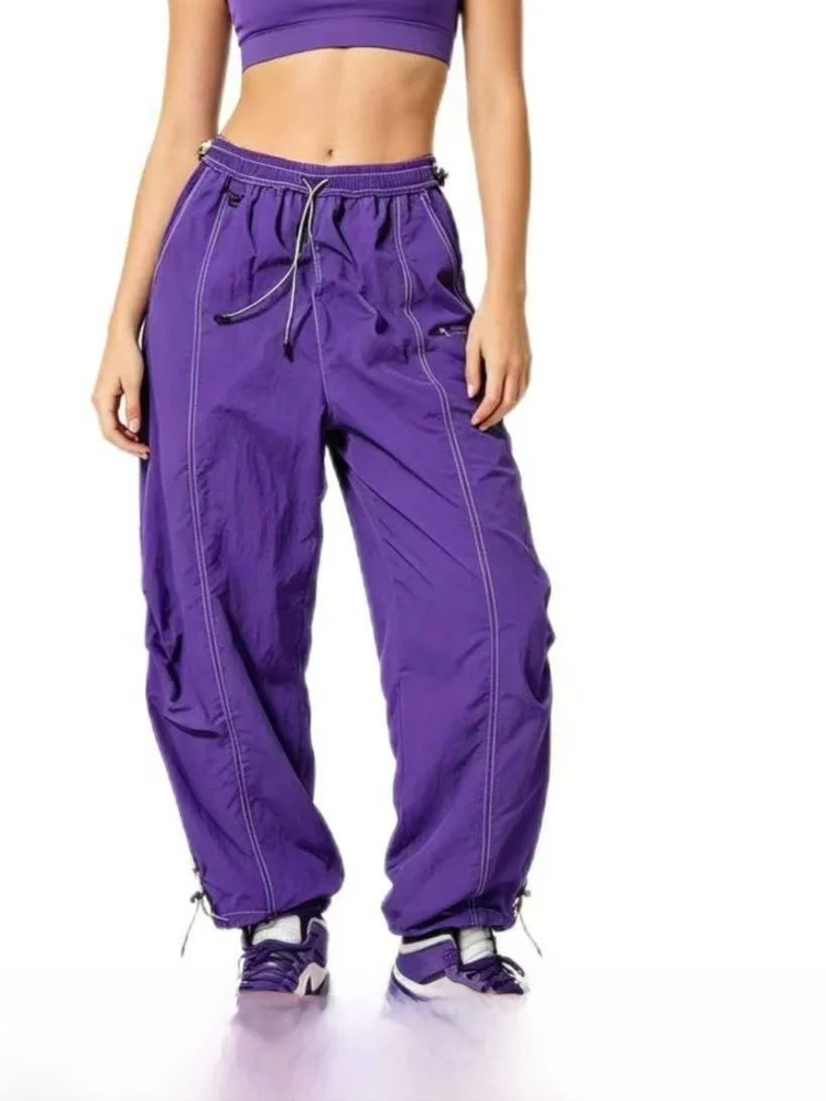

Color Block Workwear Casual Loose Outdoor Quick Dry Men's And Women's Mountain Series Pants Fashionable Paratrooper Trousers