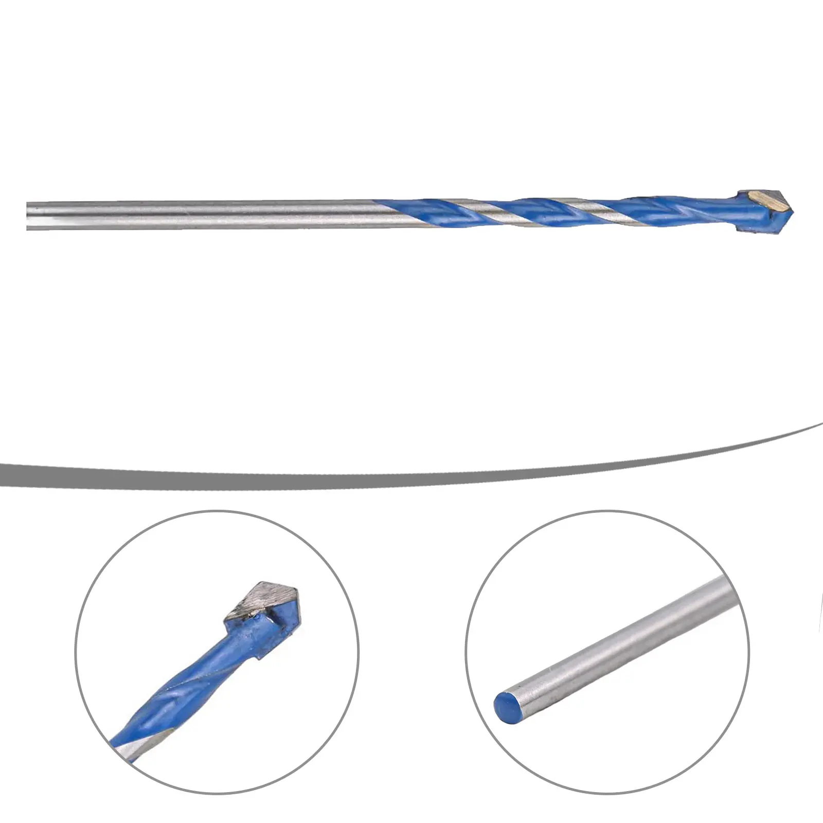 1pc Drill Bit 3/4/5/6/8/10/12mm Glass Metal Drill Bit Tile Concrete Brick Wood Punching Bit Power Tools Replacement Drill Bit