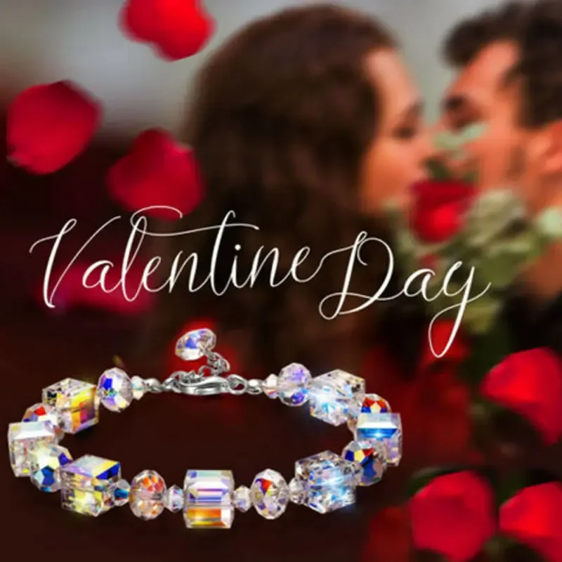 2025 Crystal Rhinestone Adjustable Bracelet Bangle Wedding Wristband Bridal Gift Jewelry Crystal Bracelet Gift for Girlfriend