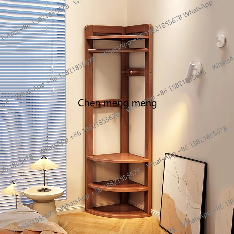 Wooden Wardrobes Coat Racks Storage Standing Organizer Minimalist Coat Racks Garment Hanging Floor Perchero Hallway Furniture