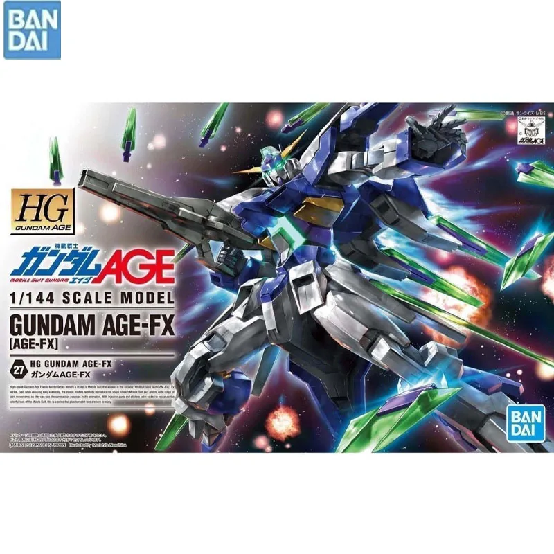 

Bandai genuine Gundam AGE HG 27 AGE-FX decisive battle form anime character assembly set with movable joints