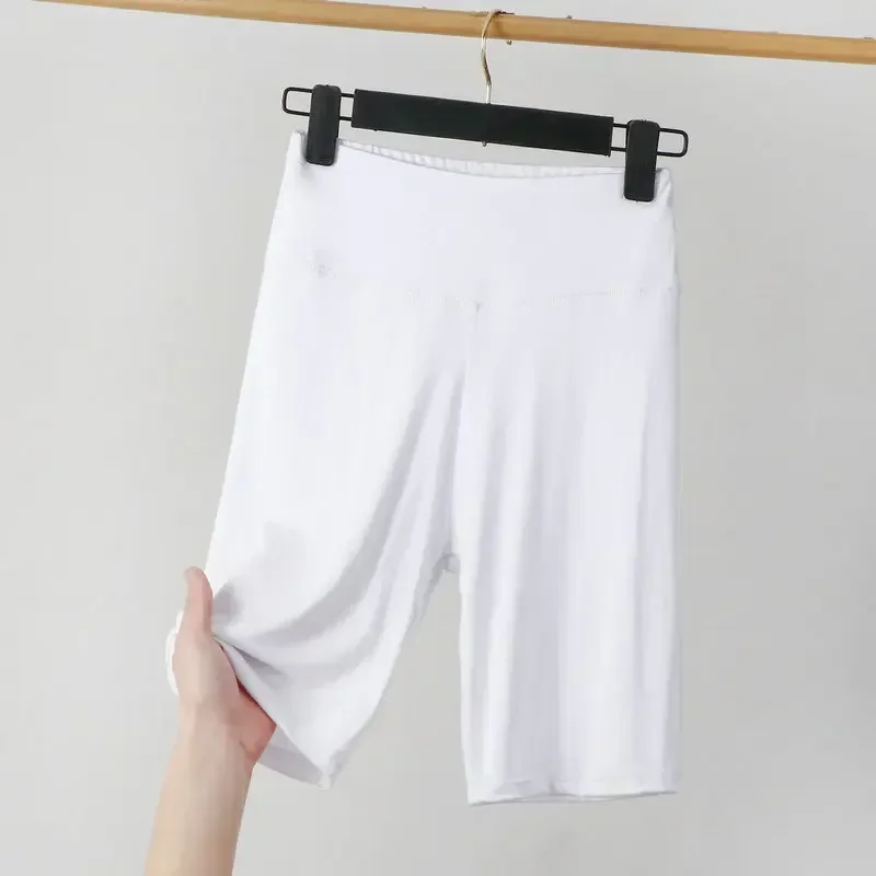 Plus Size Safety Shorts Women Summer Cotton Elastic Boyshorts Panties Female High Waist Anti Rubbing Underskirt Shorts 45-130KG