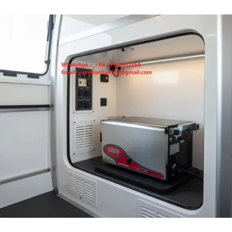 USR RV Trailer Motorhome LPG Generator TEC60-LPG 6kW 400CC 4-stroke 50 Hz 25L Fuel Tank 12V DC Electric Start 25h Running Time